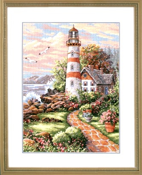 Dimensions ชุดปัก Needlepoint Rocky Shore Beacon