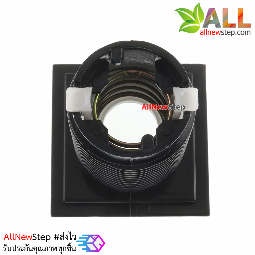 ปุ่มกดตู้เกม สวิตช์กดติดปล่อยดับสี่เหลี่ยมขนาด 33x33mm พร้อมไฟ LED สีขาว