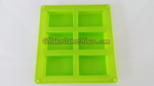 พิมพ์ซิลิโคนสี่เหลี่ยมผืนผ้า