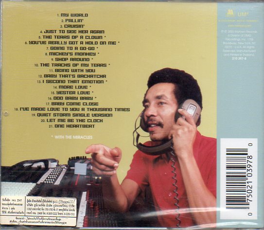 CD,Smokey Robinson - My World The Definitive Collection(Thai)