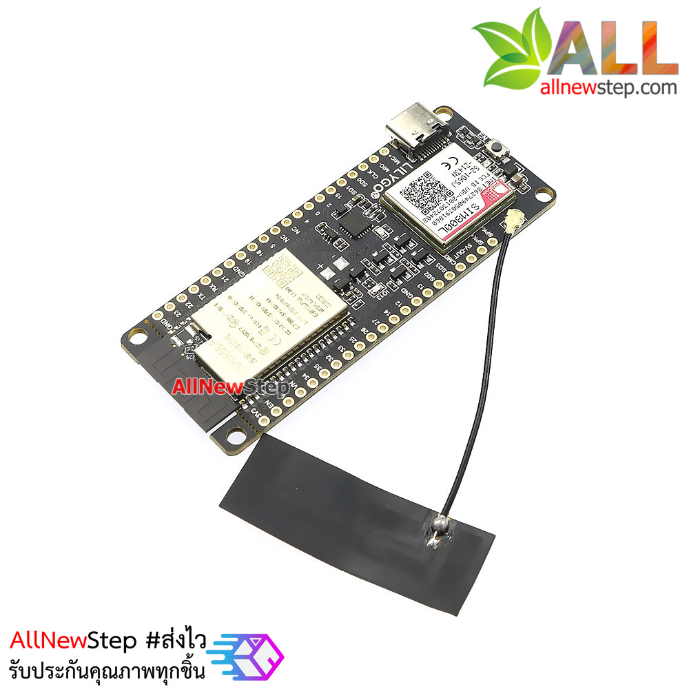 บอร์ด SIM800H พร้อม ESP32 TTGO T-Call ESP32 Wireless Module GPRS Antenna SIM Card 2.4GHz SIM800L Development Board