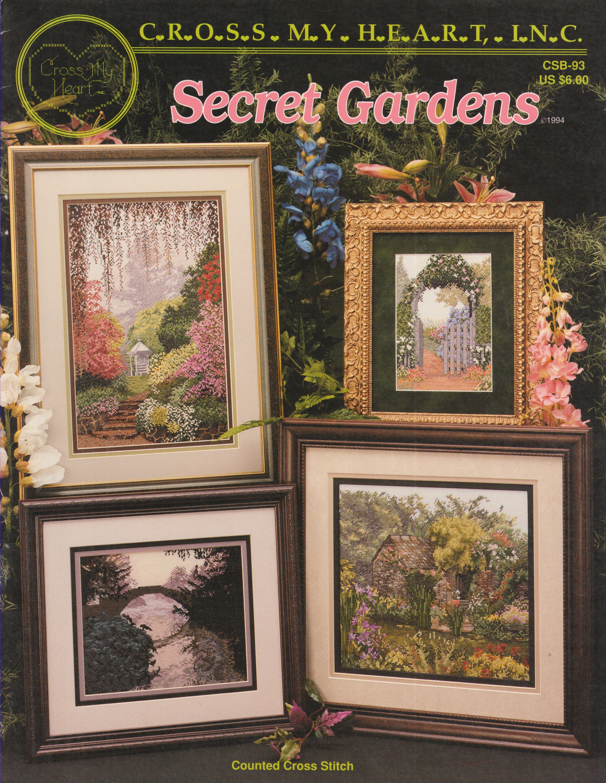 Cross My Heart ผังลาย Secret Gardens