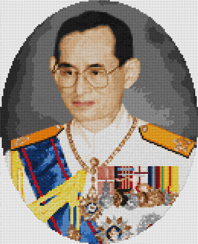 Pinn ในหลวง (วงรี)