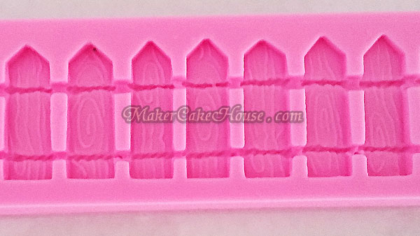 พิมพ์ฟองดอง / กัมเพส ลายรั้วไม้