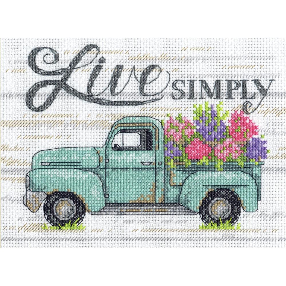 Dimensions ชุดปัก Flower Truck