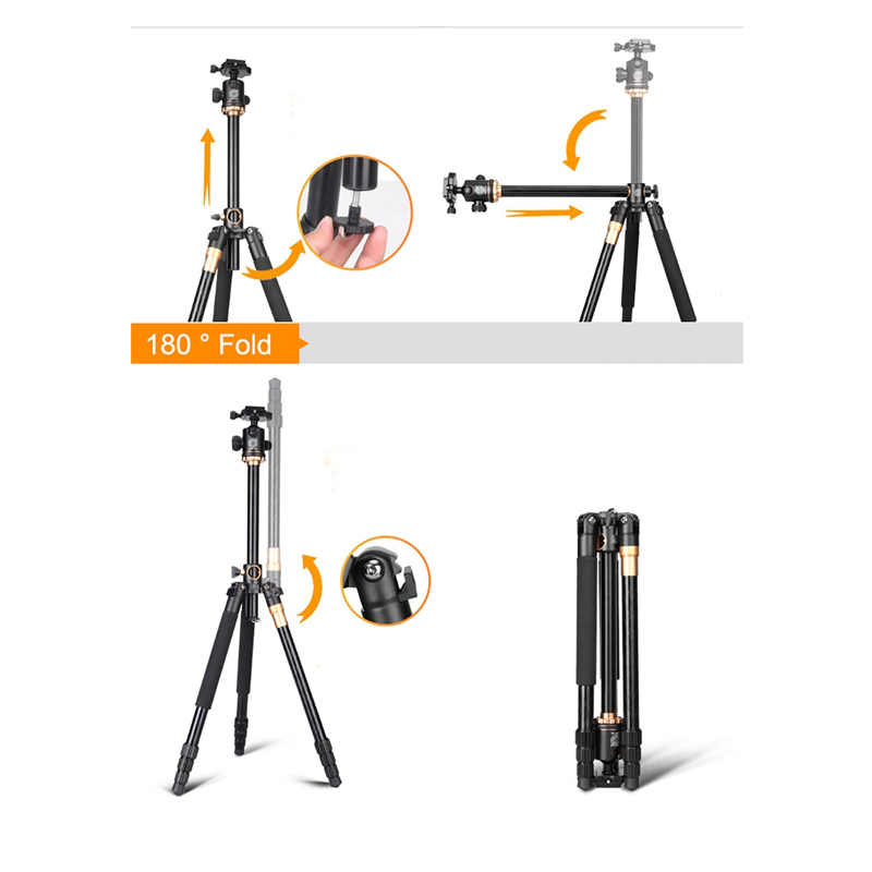 ขาตั้งกล้อง QZSD Q999H Pro Diamond Edition Tripod With Ball Head
