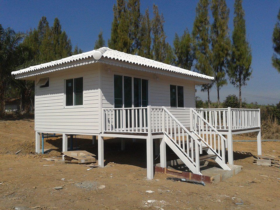 บ้านโมบาย ขนาด 4*6 ตรม พร้อมระเบียง 15 ตร.ม (1 ห้องนอน 1 ห้องน้ำ 1 ห้องนั่งเล่น)