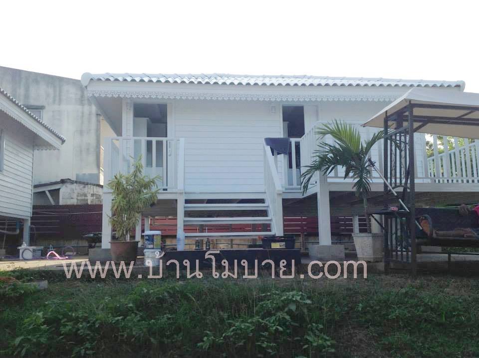 บ้านน็อคดาวน์ ขนาด 4*6 เมตร พร้อมระเบียง 2*6 เมตร (1 ห้องนอน 1 ห้องน้ำ 1 ห้องนั่งเล่น)