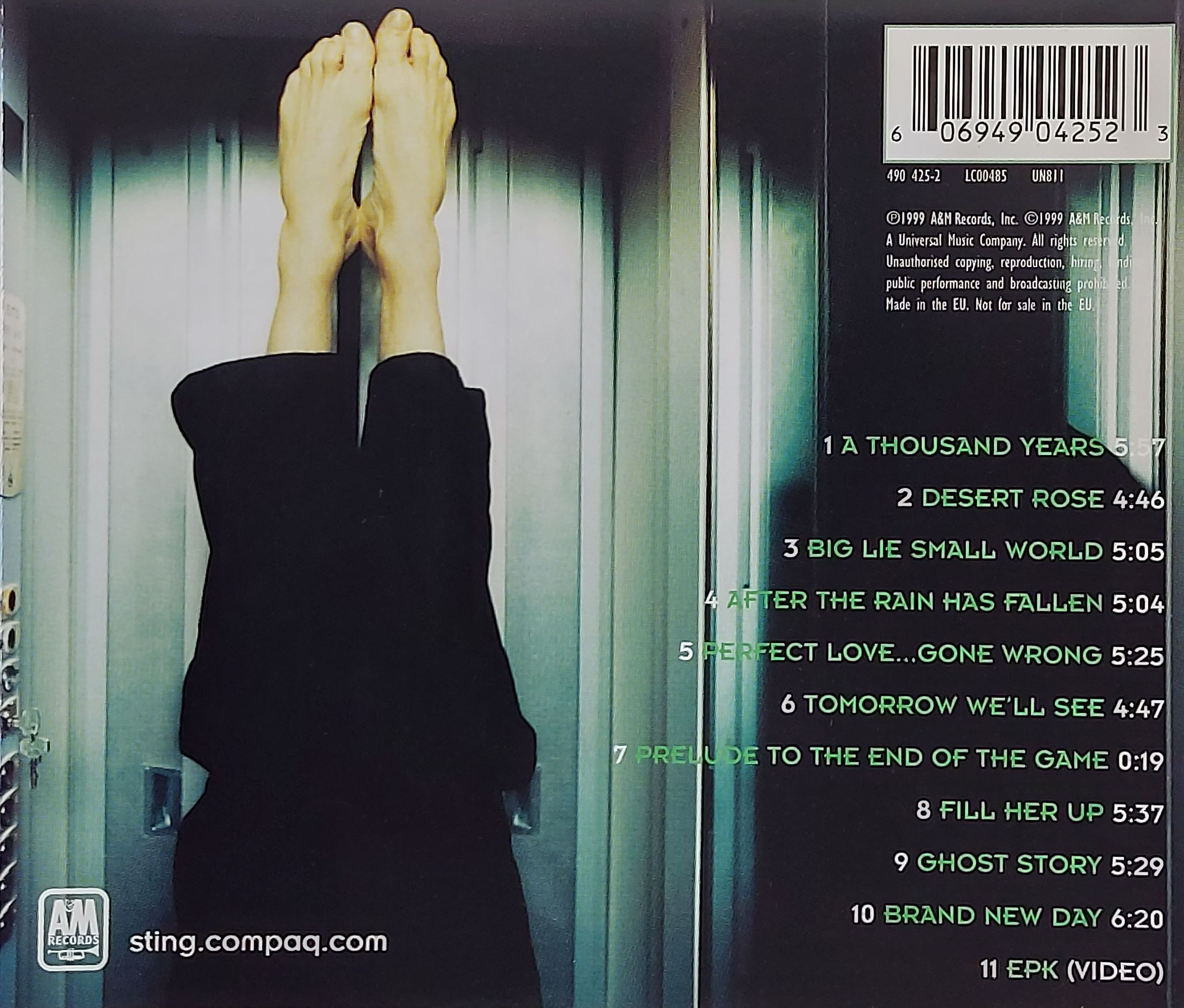 Used CD,Sting - Brand New Day (The Police) (A)(1999)(EU)