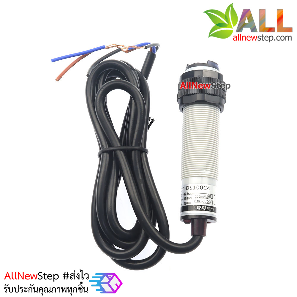 E3F-DS100C4 เซ็นเซอร์ตรวจจับวัตถุ 1 meter adjustable photoelectric switch E3F-DS100C4 NPN normally open 6-36V