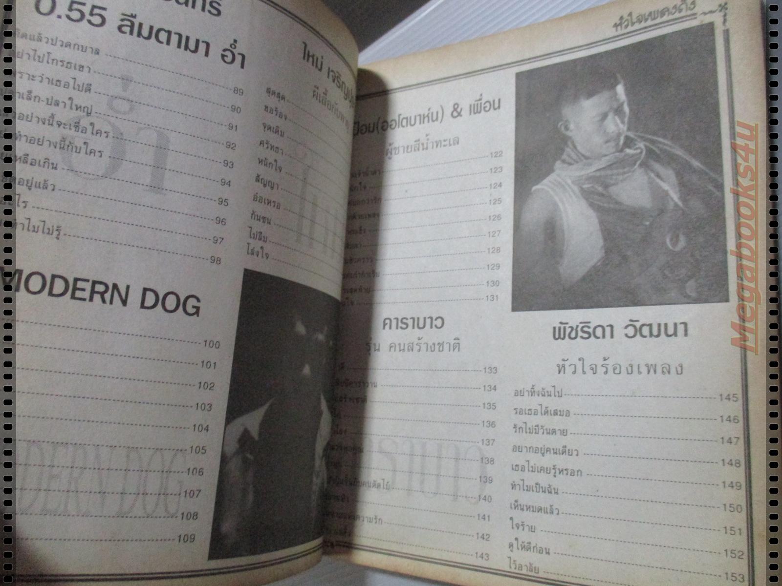 หนังสือเพลงพร้อมคอร์ดกีตาร์ หัวใจเพลงดัง ฉบับที่22 ปี2538