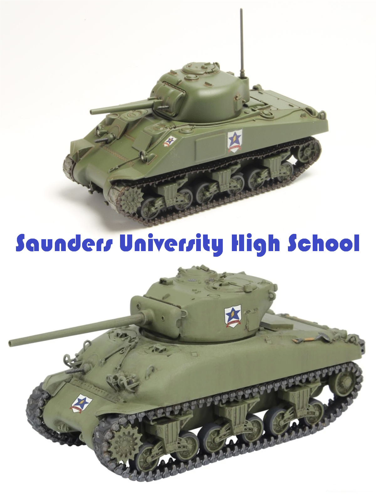 DECAL 1/35 GIRLS UND PANZER Saunders University High School