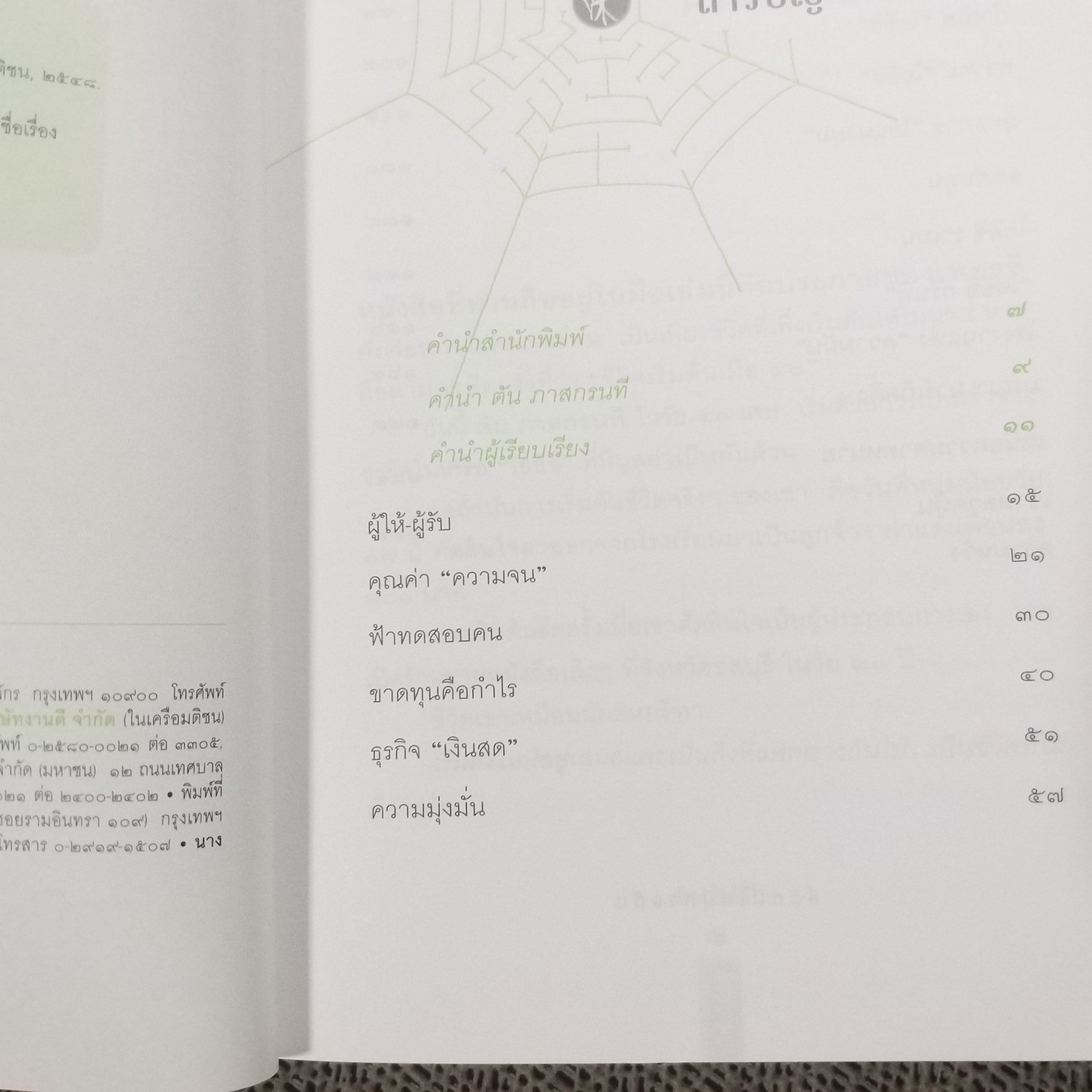ชีวิตนี้ไม่มีทางตัน ตัน ภาสกรนที / สรกล อดุลยานนท์ / สภาพดี 90 %