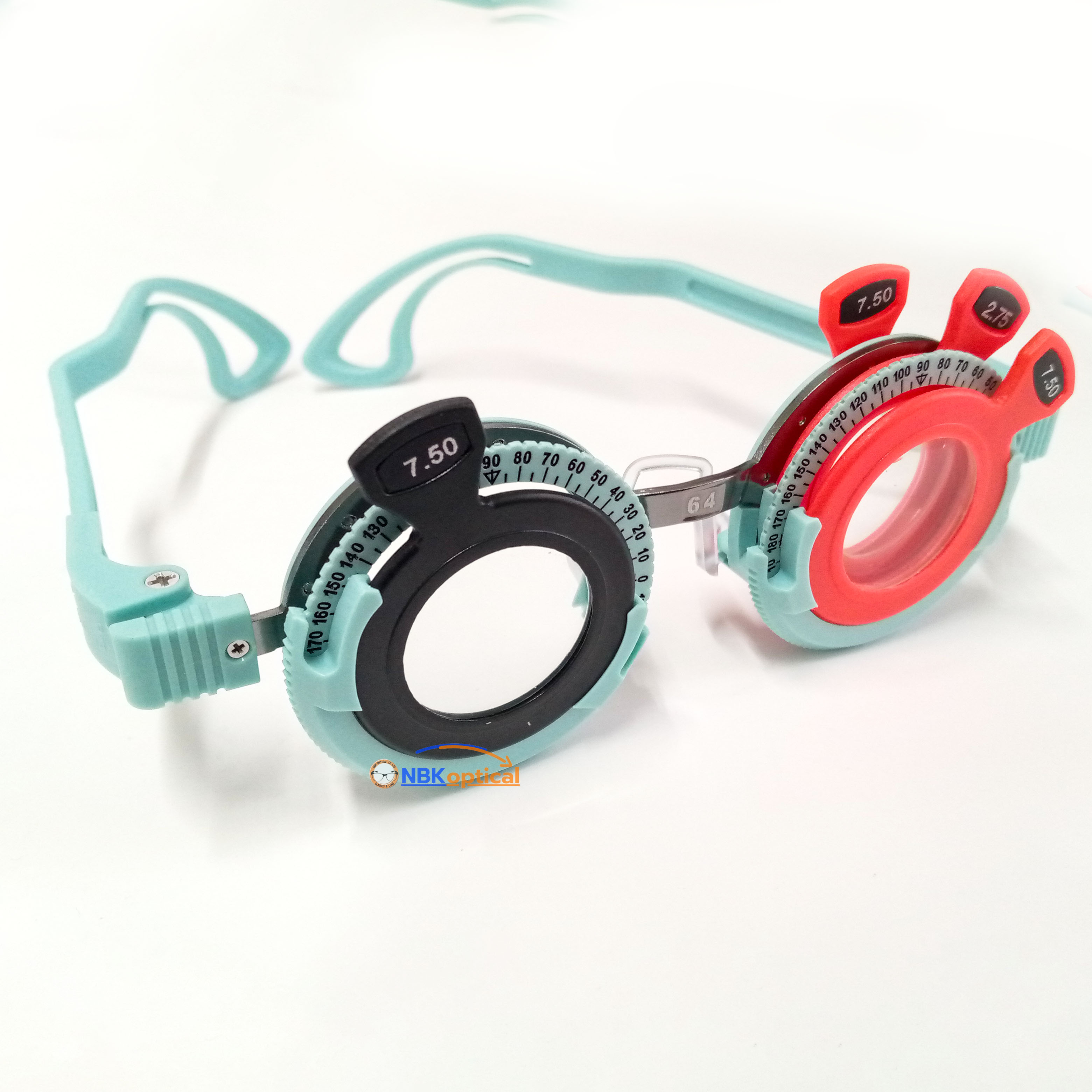 เฟรมวัดสายตา MODEL: TF-AT COLOR: TURQUOISE (เทอร์ควอยซ์สีฟ้า) PD: PD 58 ,60,62,64,66