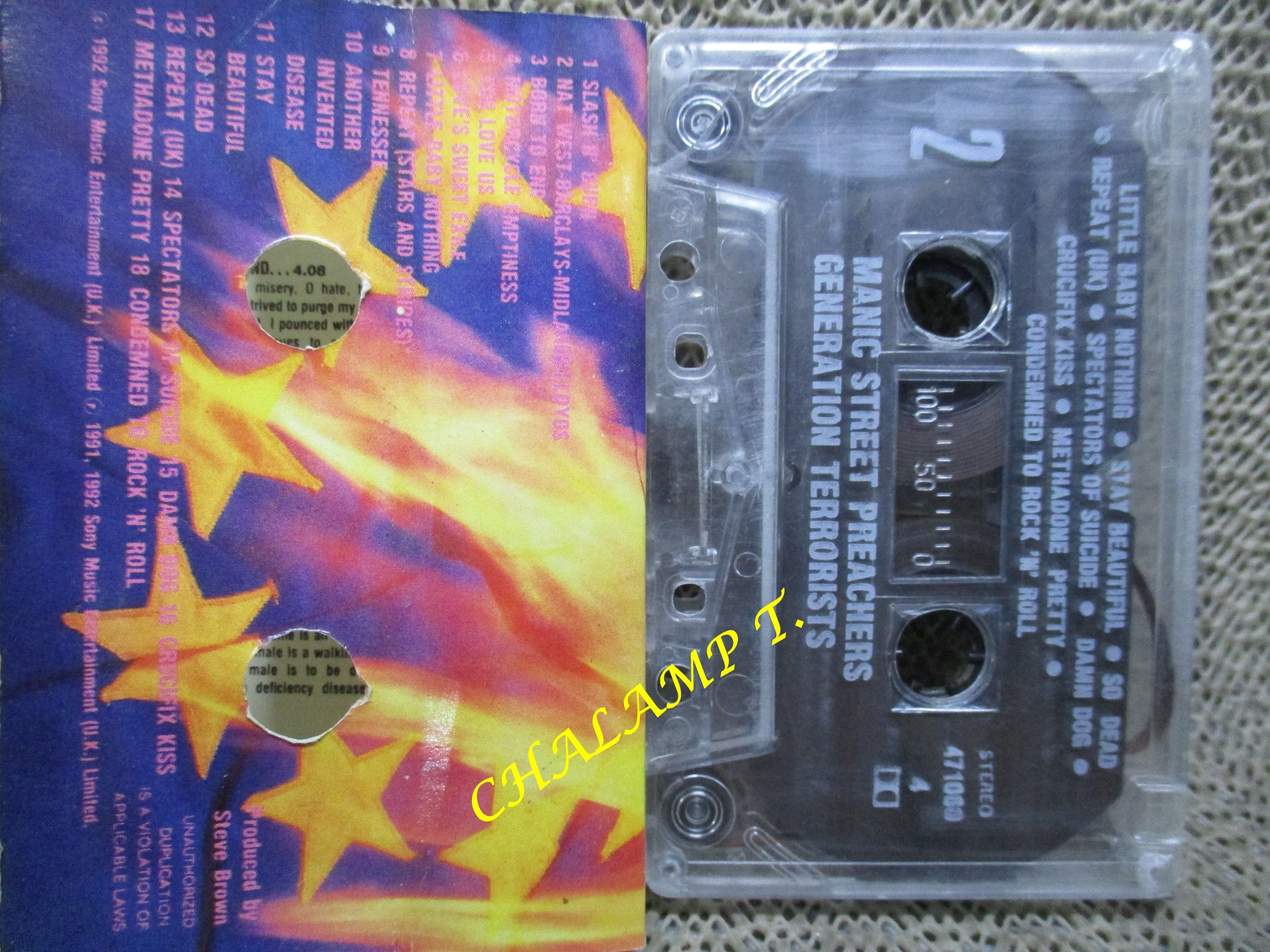 เทปเพลงสากล Manic Street Preachers - Generation Terrorists