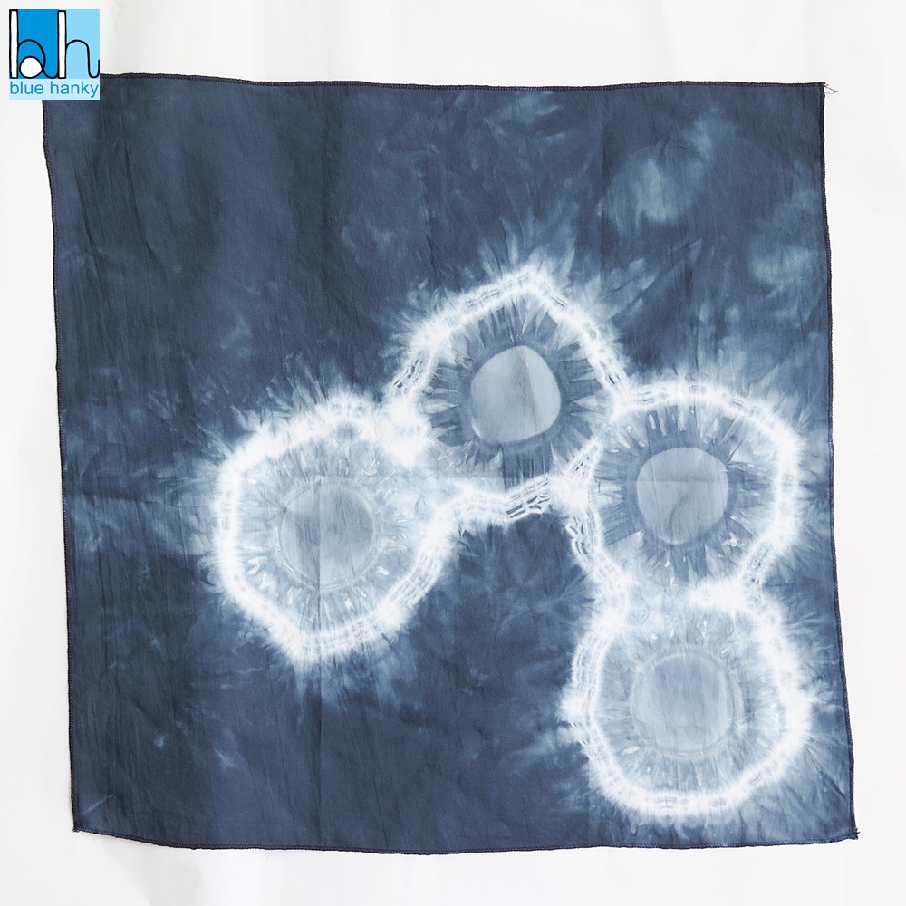 ผ้าสีขาว 13.5" 10 ผืน สำหรับงานมัดย้อม