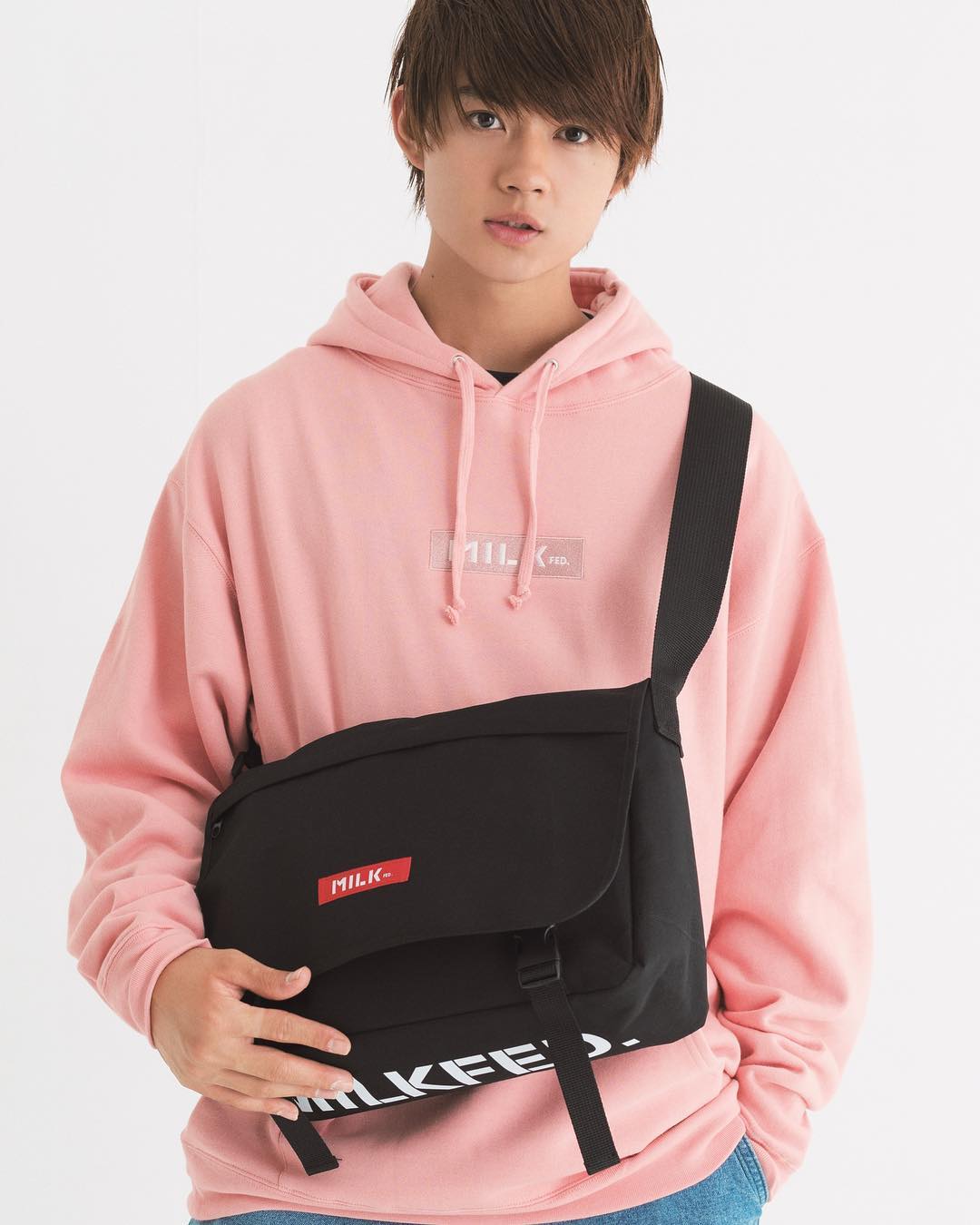 พร้อมส่ง MILKFED. SPECIAL BOOK Big Messenger Bag กระเป๋าสะพายใบใหญ่มาก
