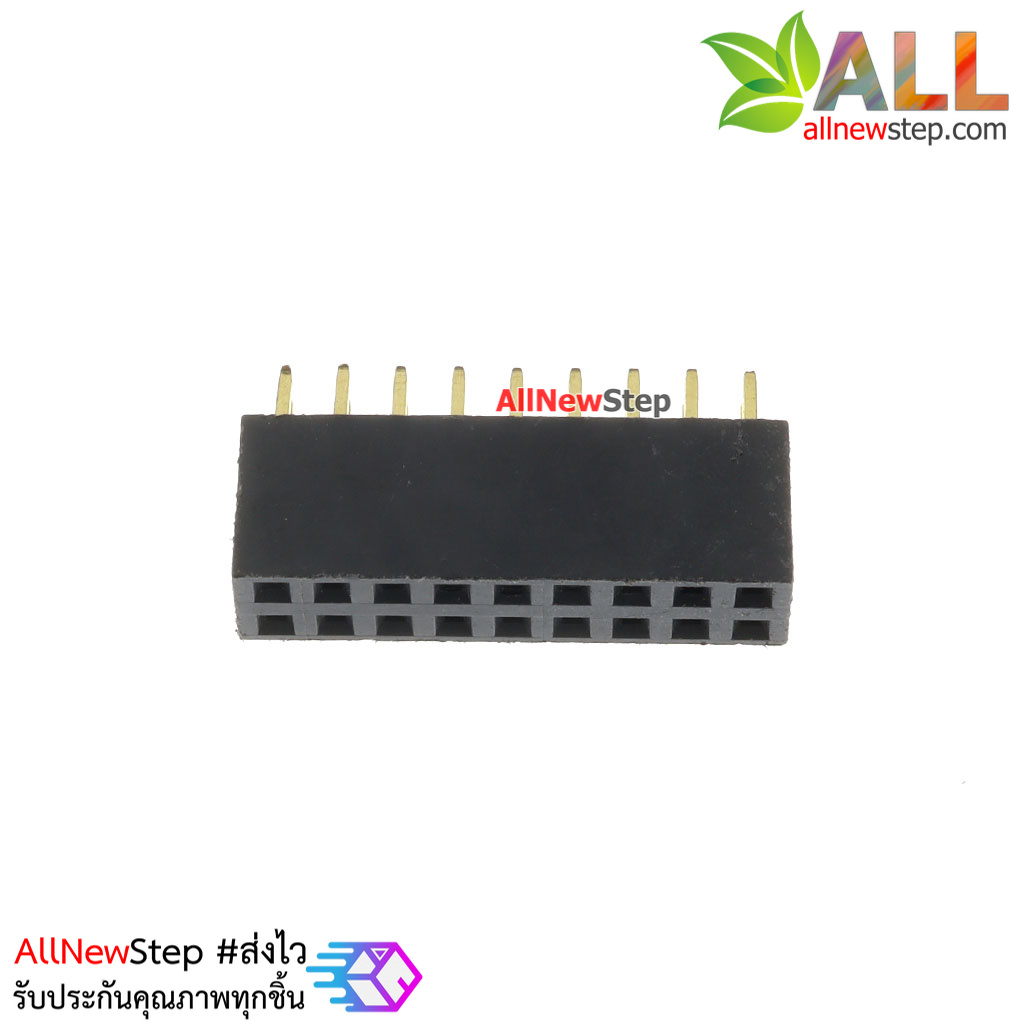 Double row female socket female socket 2.54mm 2x9
