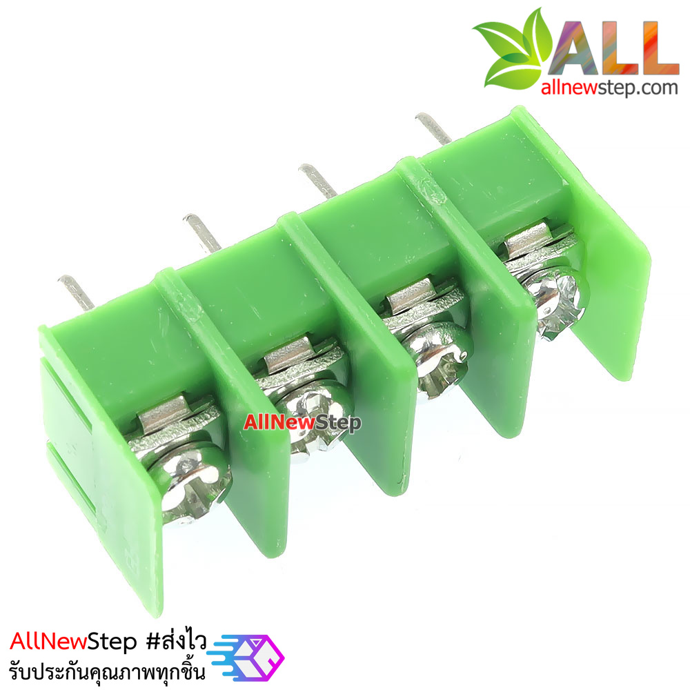 ขั้วต่อ terminal block 4 ขา ระยะห่าง 7.62mm 300v 20a