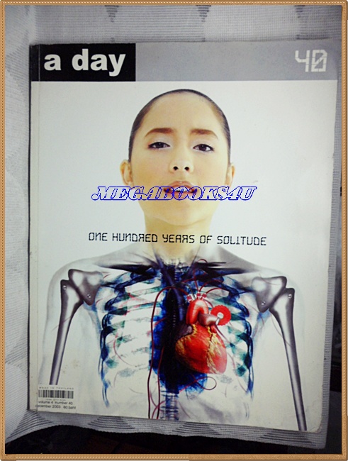 นิตยสารA DAY ฉบับที่040 OCT.2003,ปก ไบรโอนี่,ONE HUNDRED YEARS OF SOLITUDE,มุมปกพับนิด