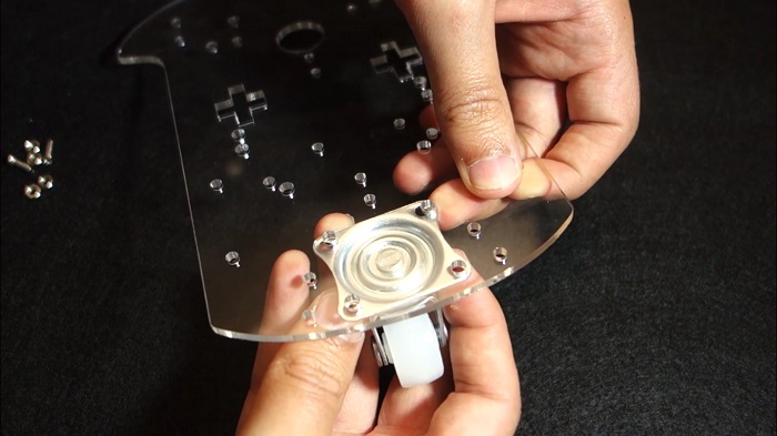 หุ่นยนต์ Smart car 2WD Robot Car Chassis With 2 Motors Magician Robotics Platform for Arduino