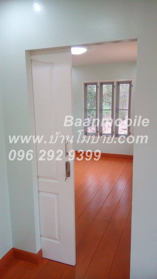 บ้านน๊อคดาวน์ ขนาด 6*7 เมตร ระเบียง 3*3 เมตร ยกสูง 2 เมตร (2ห้องนอน 2ห้องน้ำ 1ห้องรับเเขก)