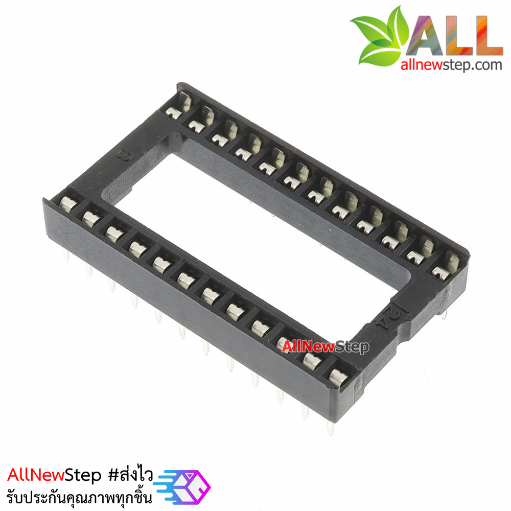 Socket IC 24 ขาแบบกว้าง socket 24p