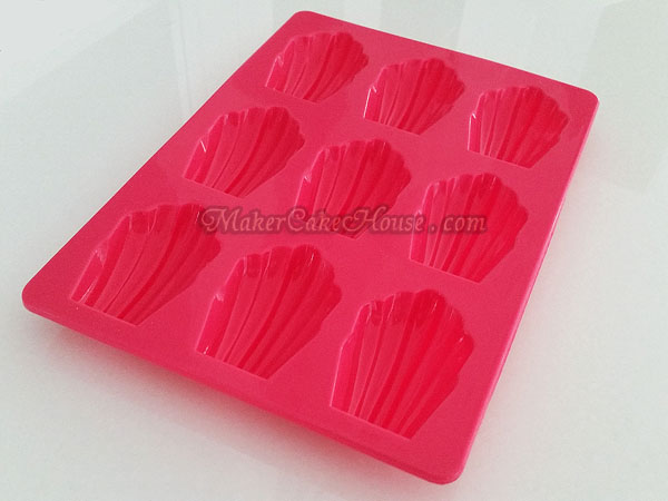 พิมพ์ซิลิโคนขนมมาเดอลีนขนาดใหญ่