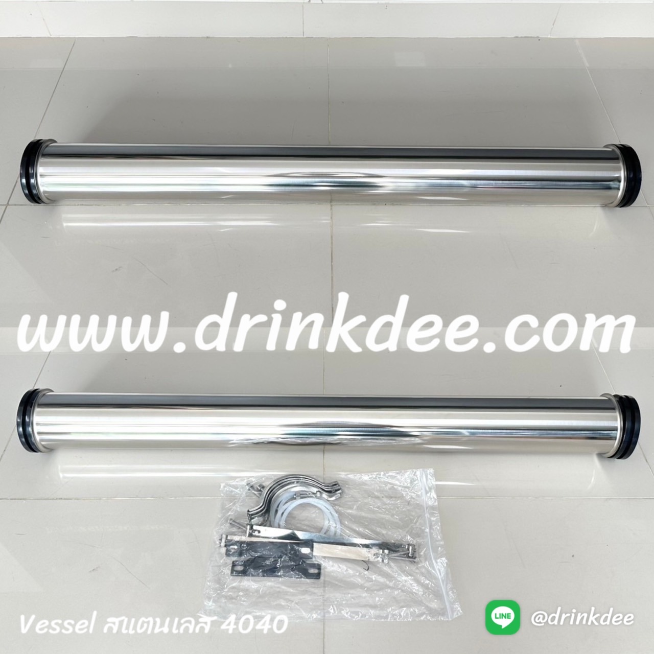 กระบอก Vessel Membrane สแตนเลส 4 นิ้ว และ 8 นิ้ว