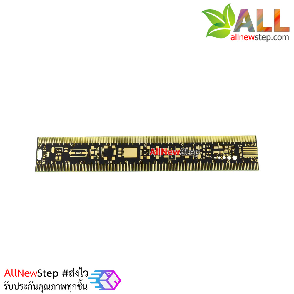 PCB Ruler for Engineering PCB Size 15cm ไม้บรรทัดสำหรับวัดไซต์อุปกรณ์เพื่อออกแบบแผ่นปริ้น