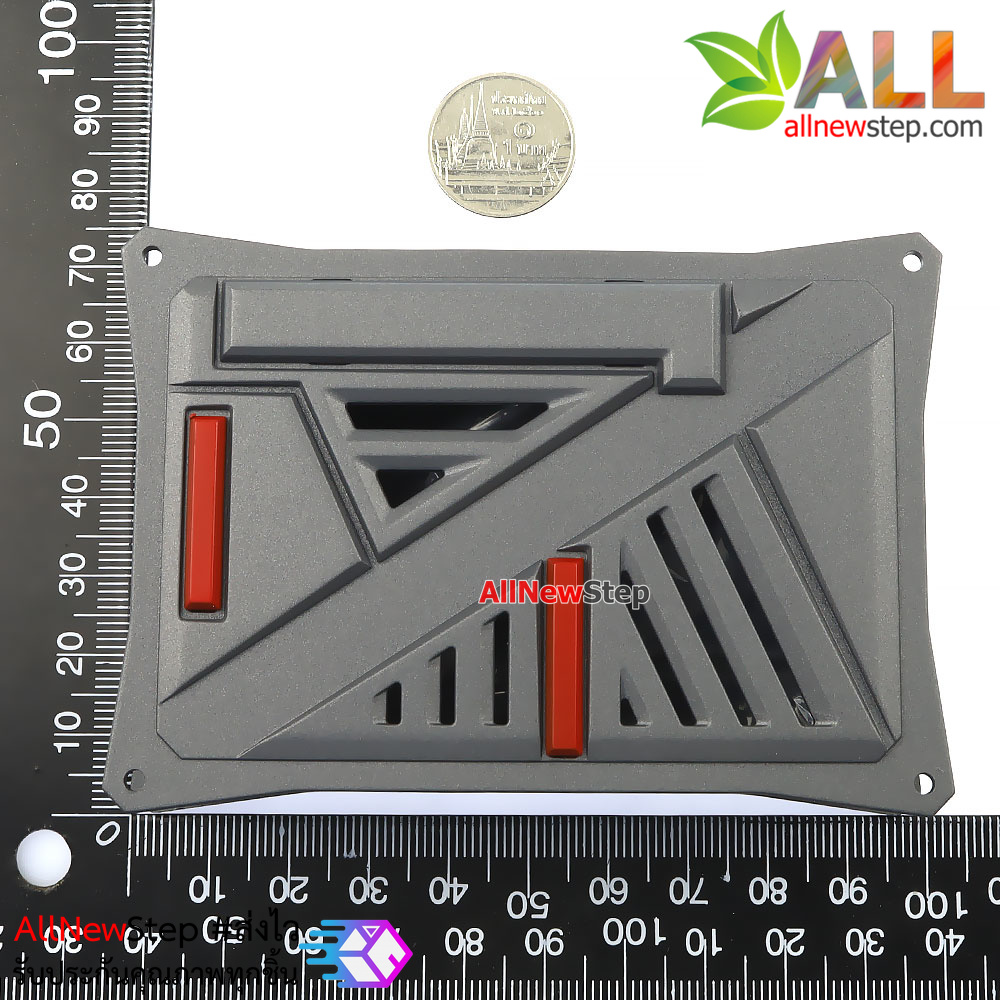 เคส Raspberry Pi4 สีขาวดำ