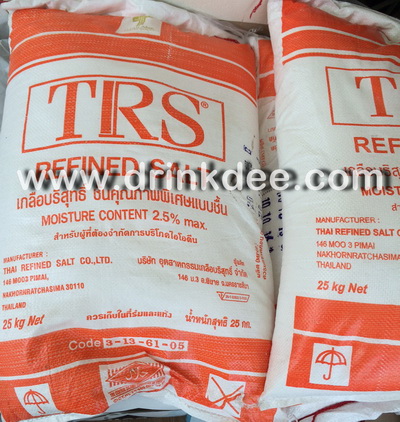 เกลือบริสุทธิ์ สำหรับล้างเรซิ่น 25 กก.