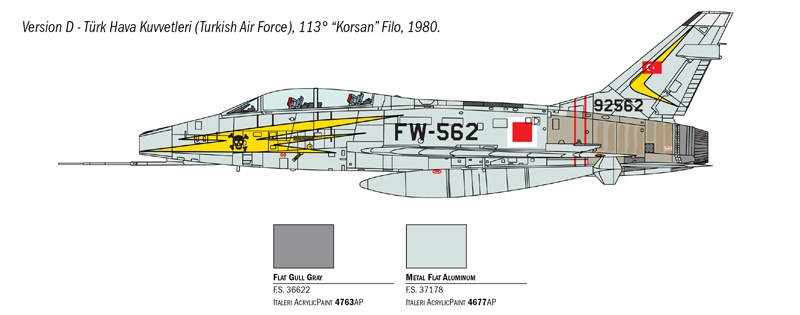 1/72 F-100F SUPER SABRE