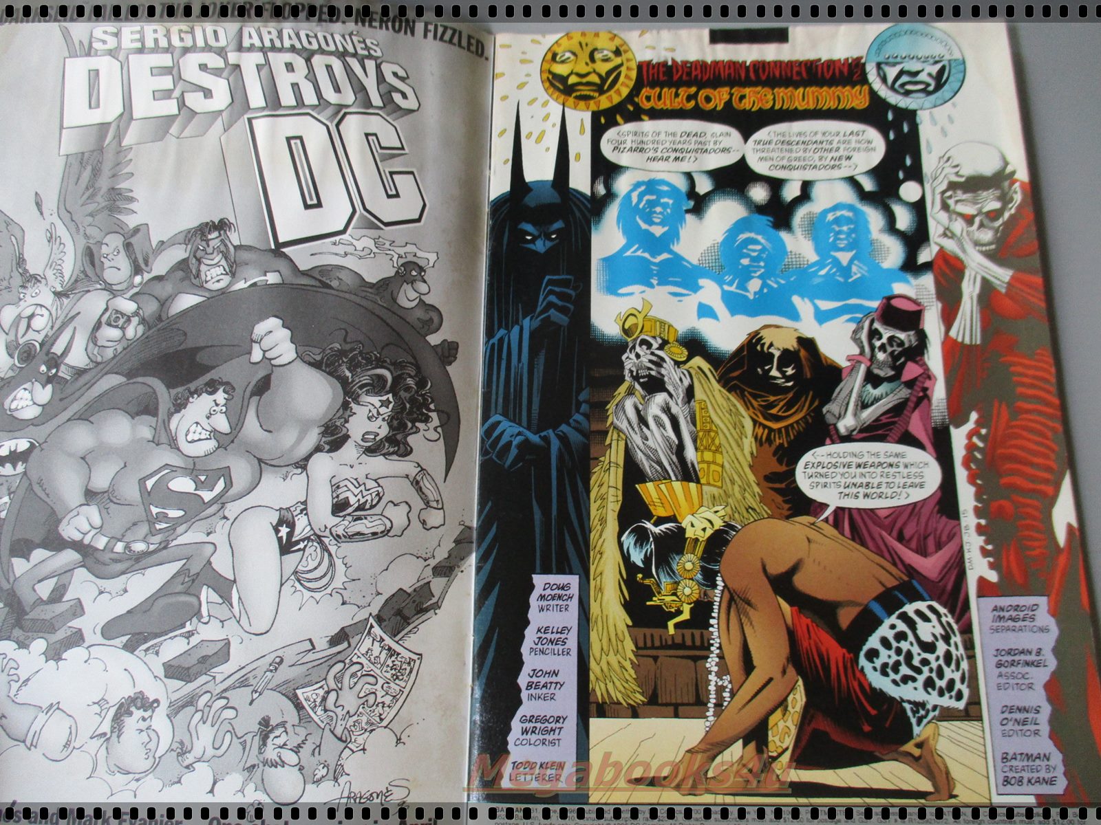 การ์ตูน DC comics การ์ตูนภาษาอังกฤษ แบทแมน BATMAN ฉบับที่ 531 ปี2539 ตอน THE DEADMAN CONNECTION2