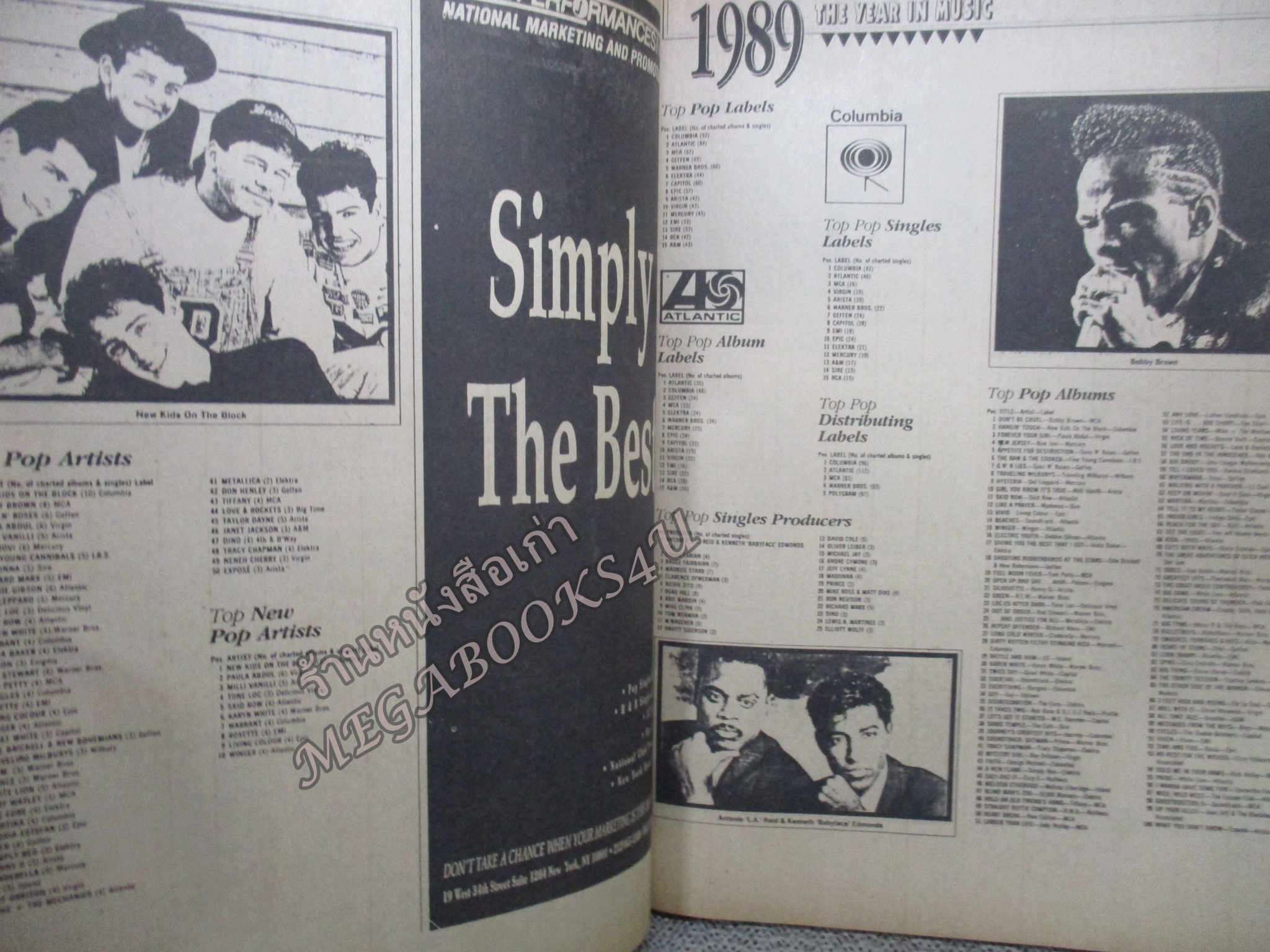 หนังสือเพลงพร้อมคอร์ดกีตาร์ THE GUITAR YEAR BOOK 1990