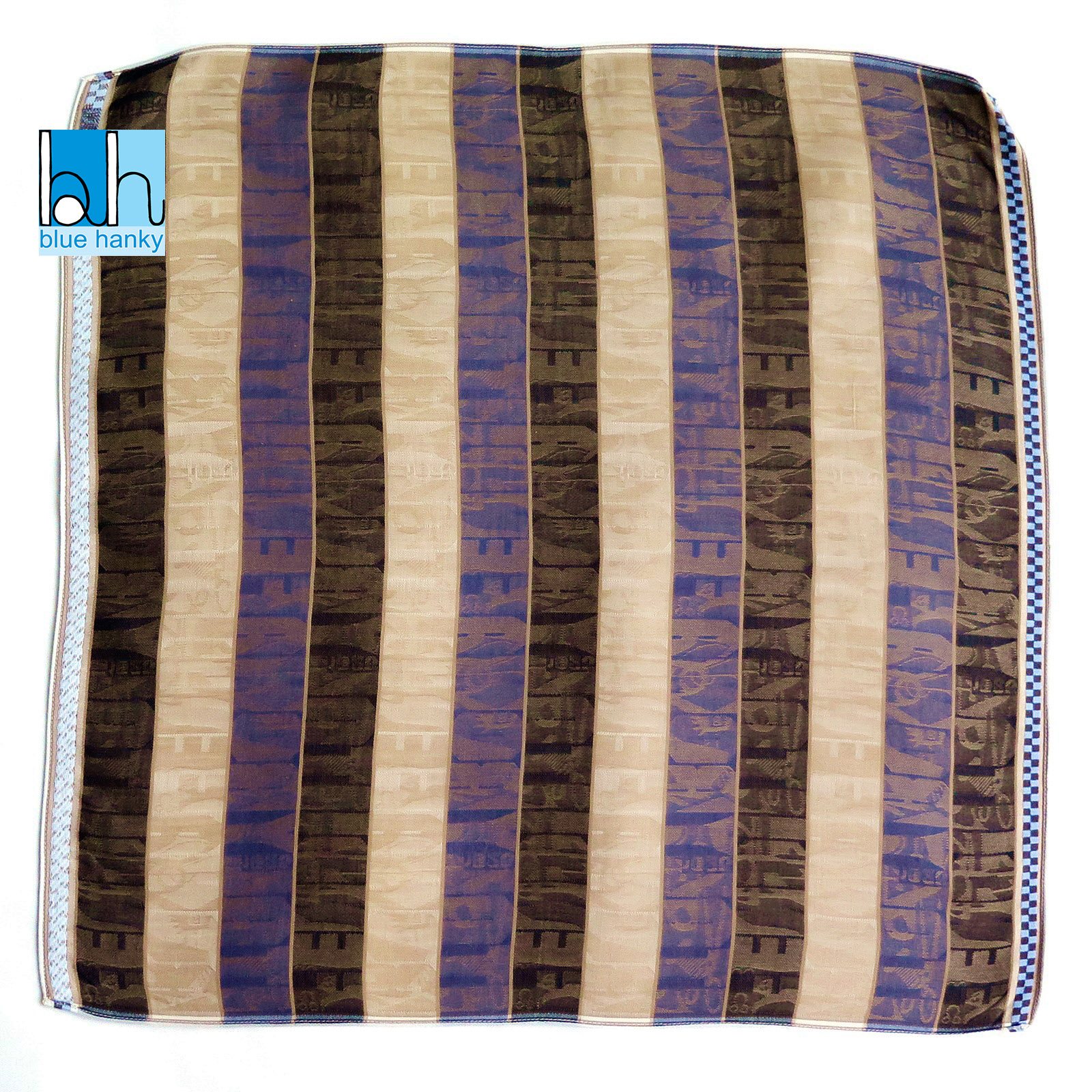 #180 19" ผ้าเช็ดหน้ามือ2 สภาพดี ผ้าเช็ดหน้าผืนใหญ่