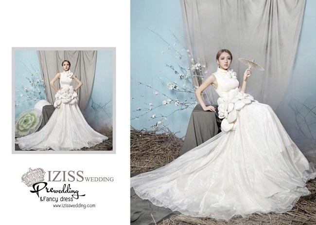 ***พรีออเดอร์***ชุดคู่ถ่ายพรีเวดดิ้ง (prewedding dress) & ชุดแต่งงานแฟนซี (Fancy wedding dress)ชายหญิง "ธีมสีขาว-ดำ"
