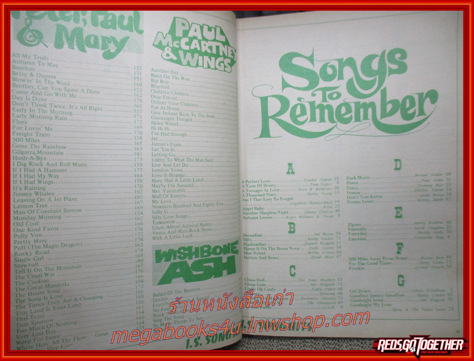 หนังสือเพลงพร้อมคอร์ดกีตาร์ All Time Greatest Hits Volume 1 / I.S. SONGHITS