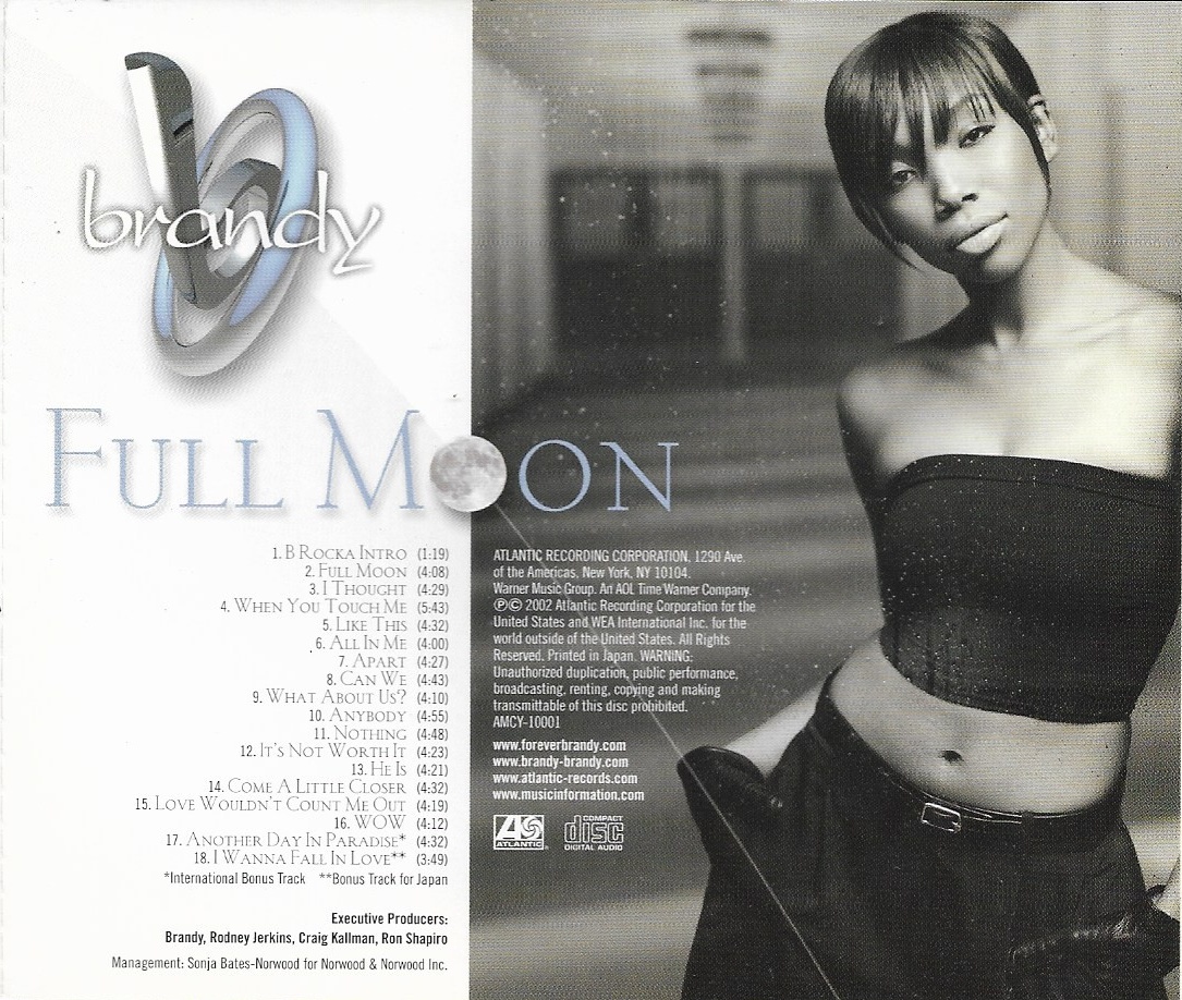 Used CD,Brandy - Full Moon (A+)(2002)(Japan)