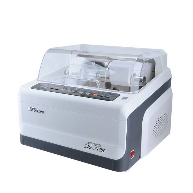 เครื่องฝนเลนส์ออโต้ระบบอัตโนมัติ Automatic Lens edger SJG-7188 ฝนเลนส์ PC CR GL ขัดเงาสันเลนส์กรอบเซาะ