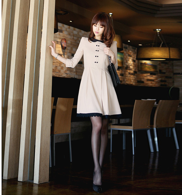 **หมดค่ะ**เดรสสีน้ำเงินคอบัว สวยเหมือนแบบ 100% การันตีค่ะ