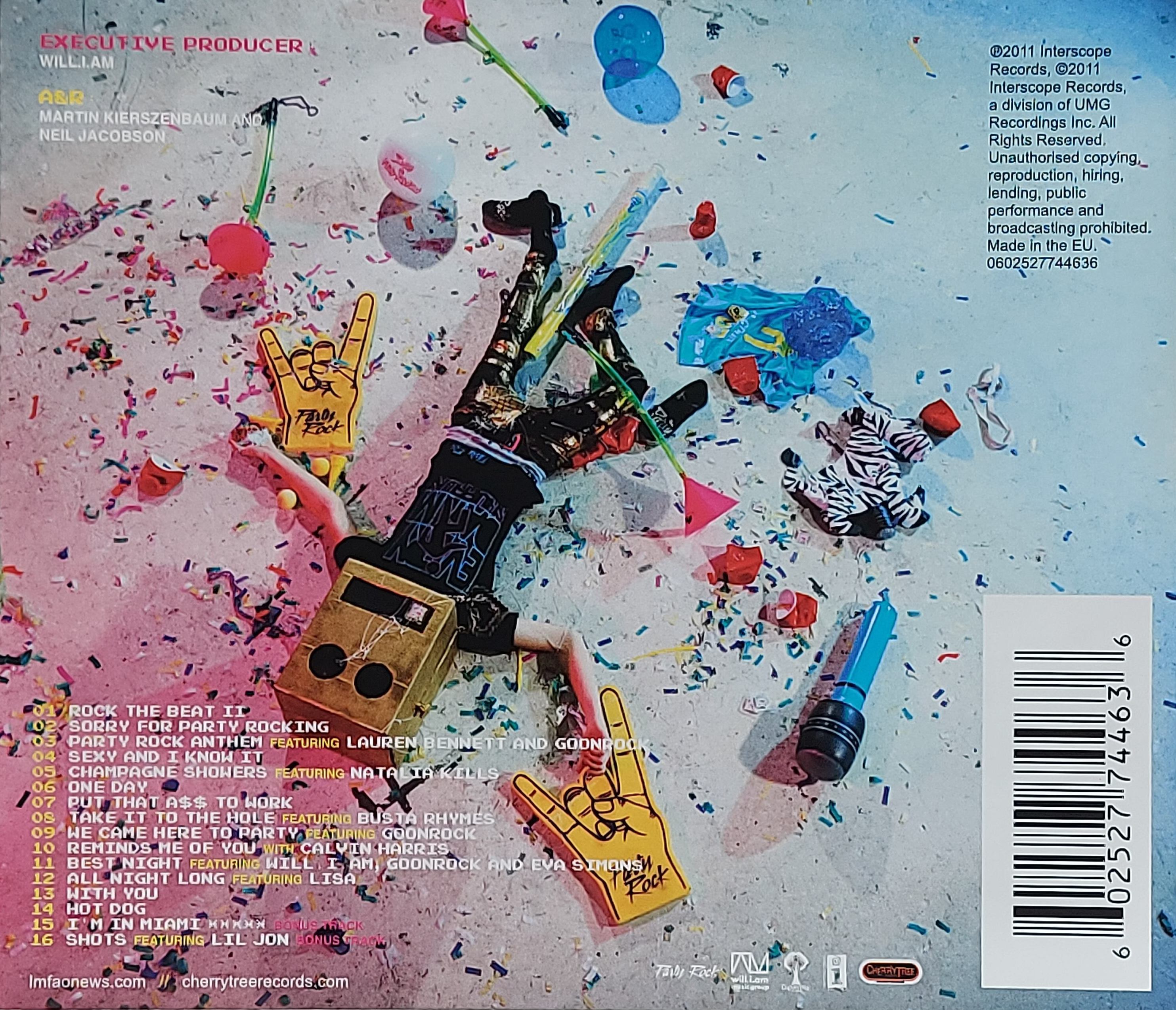 Used CD,LMFAO - Sorry for Party Rocking (C)(2011)(EU)