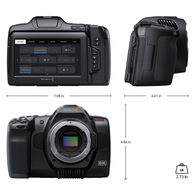 Blackmagic Design Pocket Cinema Camera 6K Pro