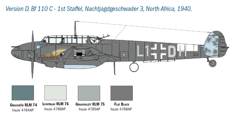 1/48 Bf 110 C/D