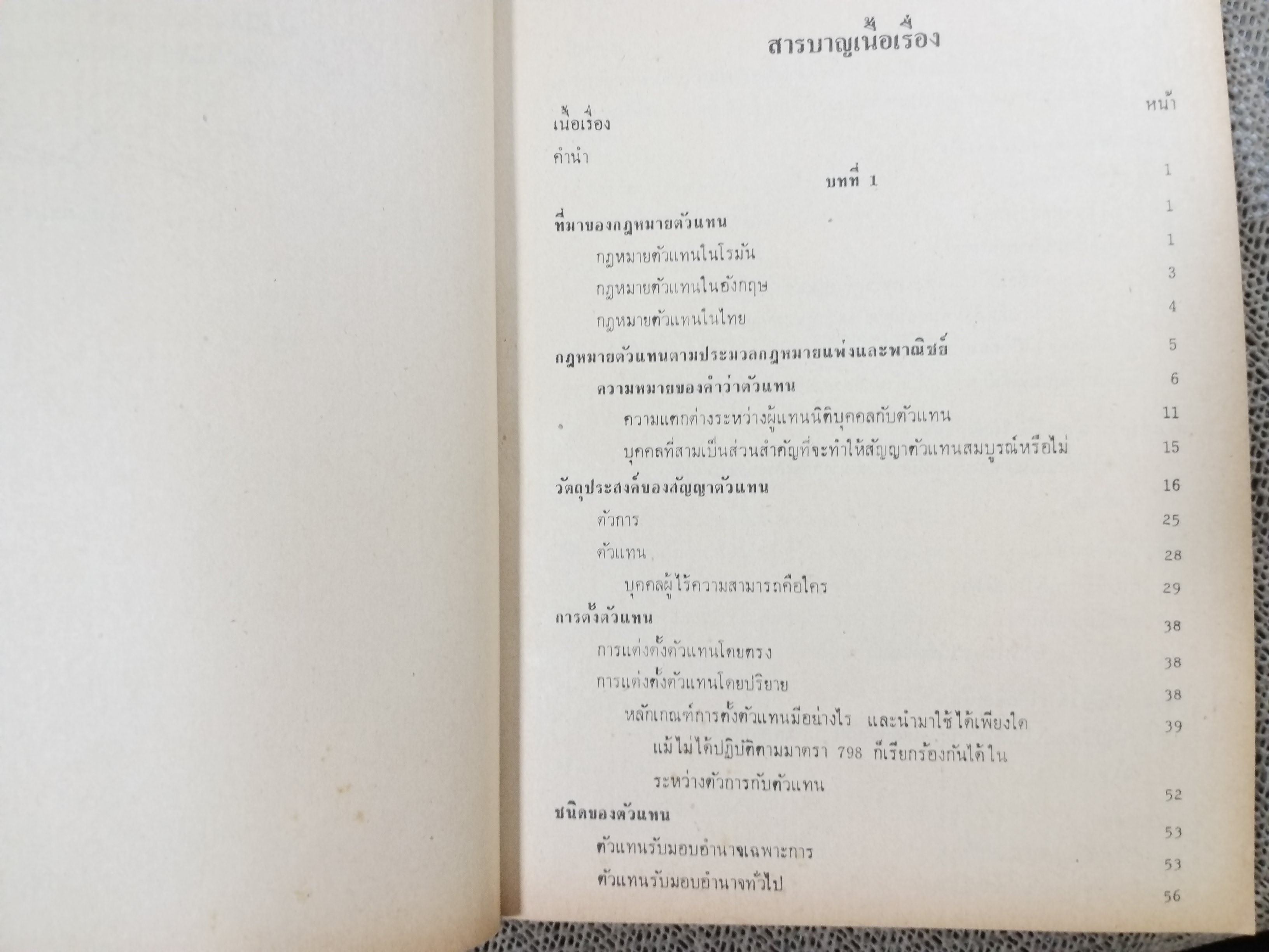 กฎหมายแพ่งและพาณิชย์ ว่าด้วย ตัวแทน นายหน้า LA305 / มาโนช สุทธิวาทนฤพุฒิ