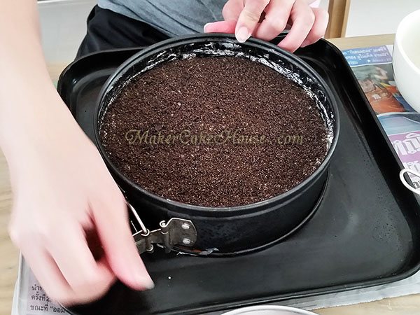 พิมพ์เค้กสแตนเลสถอดก้นได้ ขนาด 4 ปอนด์