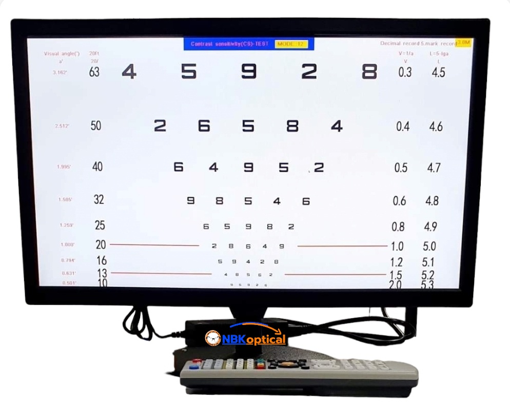 จอ LED Visual Auto Charts 19” จอวัดสายตาระบบดิจิตอล (เวอร์ชั่น1)