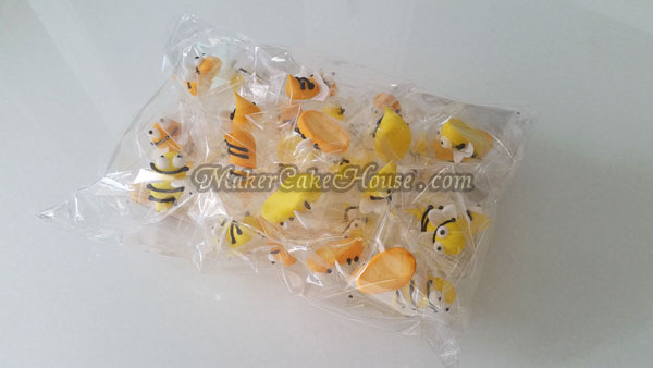 ตุ๊กตาไอซิ่งรูปผึ้งน้อยน่ารัก ( 20 ชิ้น )