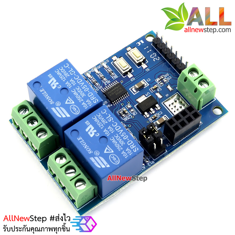 โมดูล Relay ESP8266 dual WiFi relay 5V IoT smart home