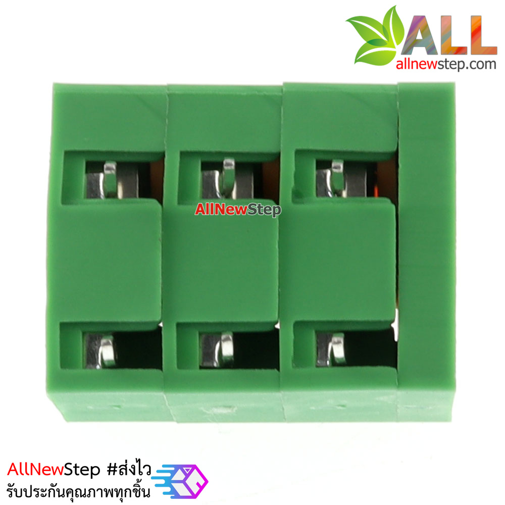 Terminal KF142V KF142R 5.08mm screw-free spring type PCB 3p แบบ 3 ขาตรง